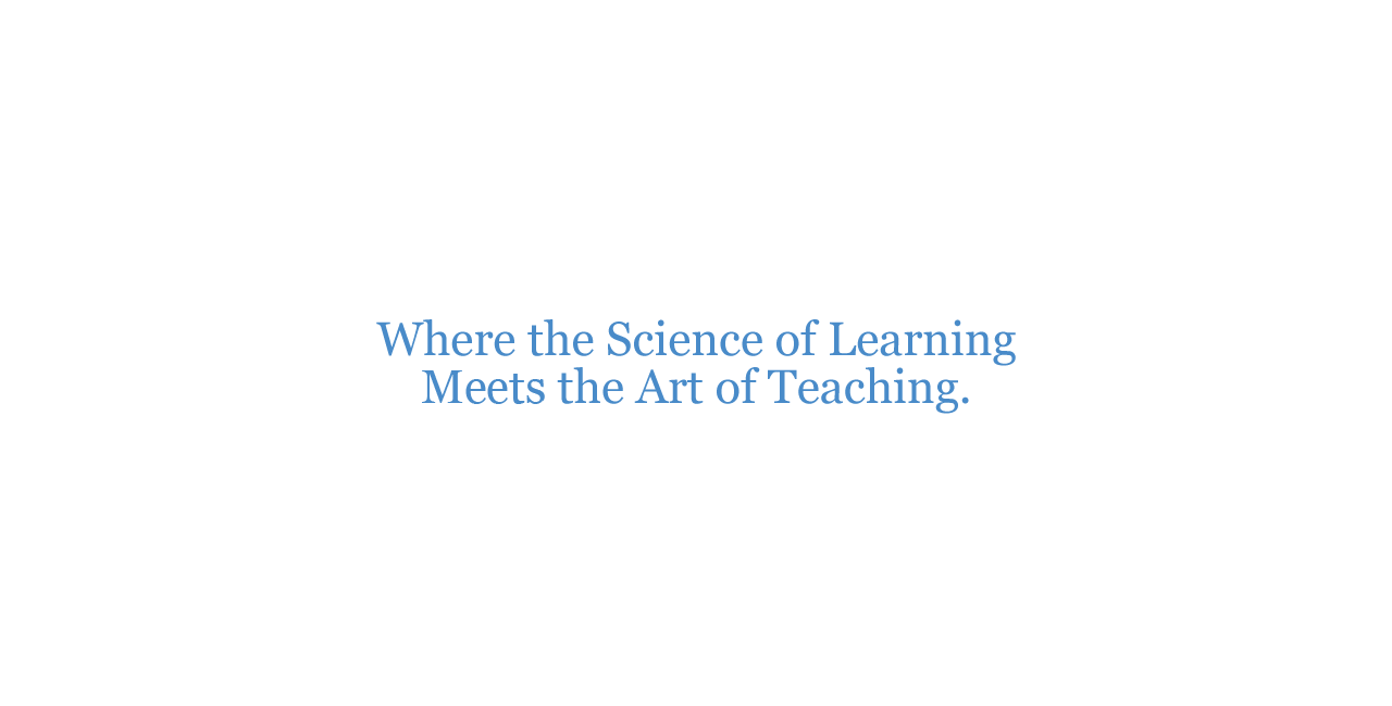 The Science of Learning Meets the Art of Teaching - Fit Learning